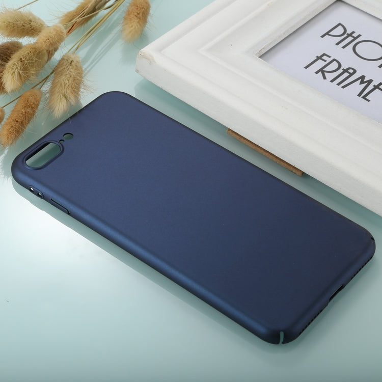 For iPhone 8 Plus & 7 Plus Fully Wrapped Drop-proof PC Protective Case Back Cover