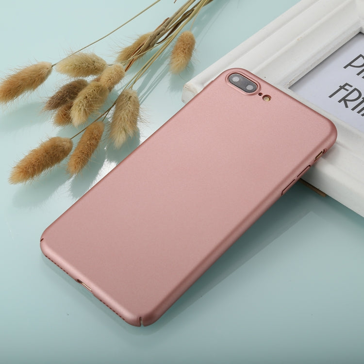 For iPhone 8 Plus & 7 Plus Fully Wrapped Drop-proof PC Protective Case Back Cover