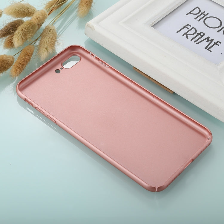 For iPhone 8 Plus & 7 Plus Fully Wrapped Drop-proof PC Protective Case Back Cover