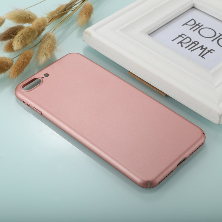 For iPhone 8 Plus & 7 Plus Fully Wrapped Drop-proof PC Protective Case Back Cover