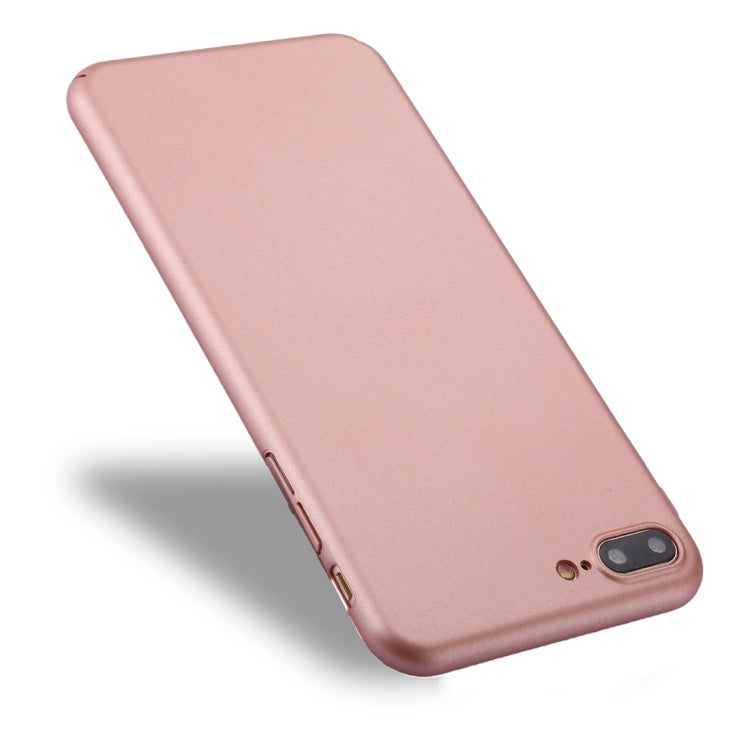 For iPhone 8 Plus & 7 Plus Fully Wrapped Drop-proof PC Protective Case Back Cover