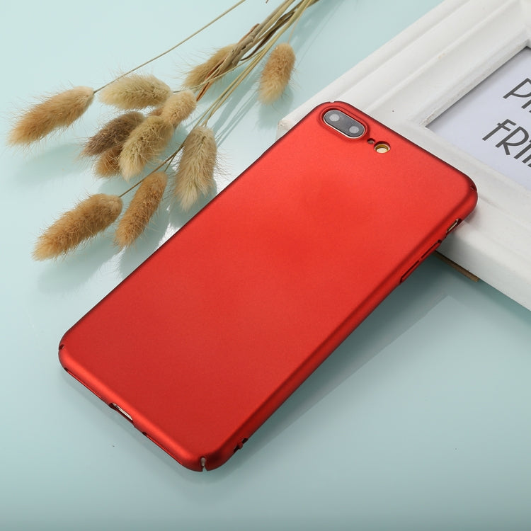 For iPhone 8 Plus & 7 Plus Fully Wrapped Drop-proof PC Protective Case Back Cover