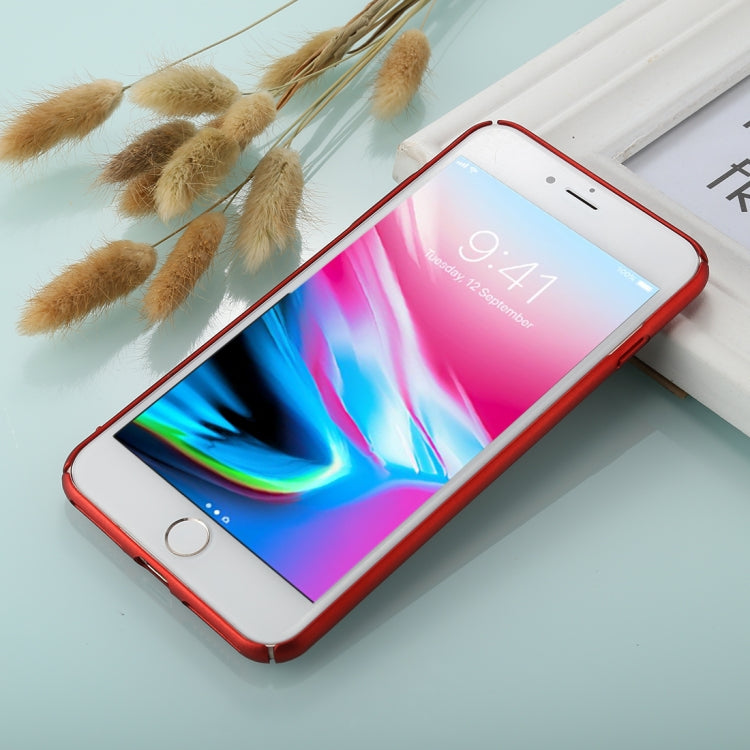 For iPhone 8 Plus & 7 Plus Fully Wrapped Drop-proof PC Protective Case Back Cover