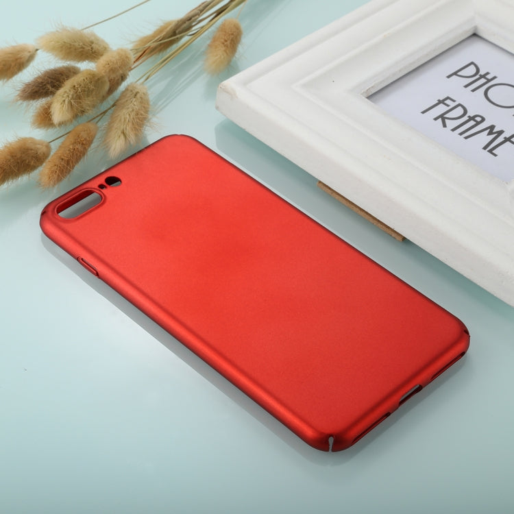 For iPhone 8 Plus & 7 Plus Fully Wrapped Drop-proof PC Protective Case Back Cover