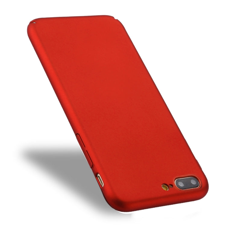 For iPhone 8 Plus & 7 Plus Fully Wrapped Drop-proof PC Protective Case Back Cover