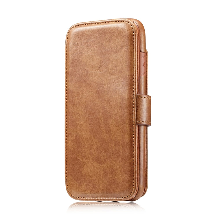 For iPhone 8 Plus & 7 Plus Detachable Retro PU Leather Texture Horizontal Flip Protective Leather Case with Card Slots & Holder & Wallet & Photo Frame