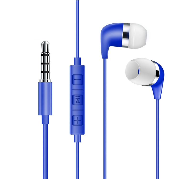 528 Bass Stereo Sound In-ear Wire Control Earphone with Mic, For iPhone, Samsung, Huawei, Xiaomi, HTC and Other Smartphones