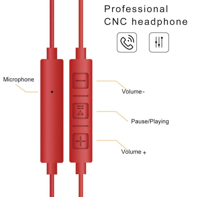 528 Bass Stereo Sound In-ear Wire Control Earphone with Mic, For iPhone, Samsung, Huawei, Xiaomi, HTC and Other Smartphones