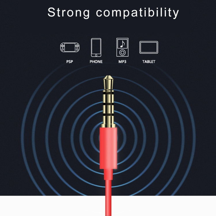 528 Bass Stereo Sound In-ear Wire Control Earphone with Mic, For iPhone, Samsung, Huawei, Xiaomi, HTC and Other Smartphones