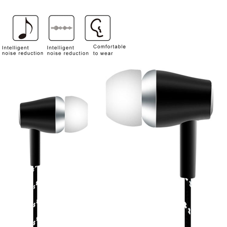 883 Bass Stereo Sound In-ear Wire Control Earphone with Mic, For iPhone, Samsung, Huawei, Xiaomi, HTC and Other Smartphones