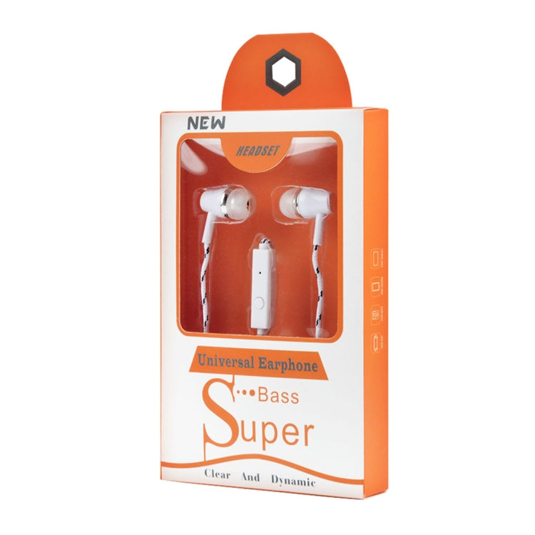 883 Bass Stereo Sound In-ear Wire Control Earphone with Mic, For iPhone, Samsung, Huawei, Xiaomi, HTC and Other Smartphones