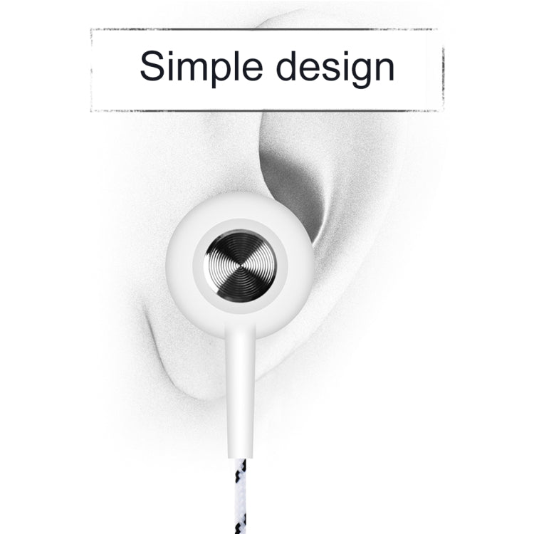 883 Bass Stereo Sound In-ear Wire Control Earphone with Mic, For iPhone, Samsung, Huawei, Xiaomi, HTC and Other Smartphones