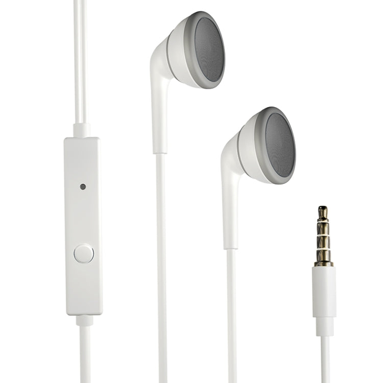 885 1.2m Bass Stereo Sound In-ear Wire Control Earphone with Mic, For iPhone, Samsung, Huawei, Xiaomi, HTC and Other Smartphones(White)