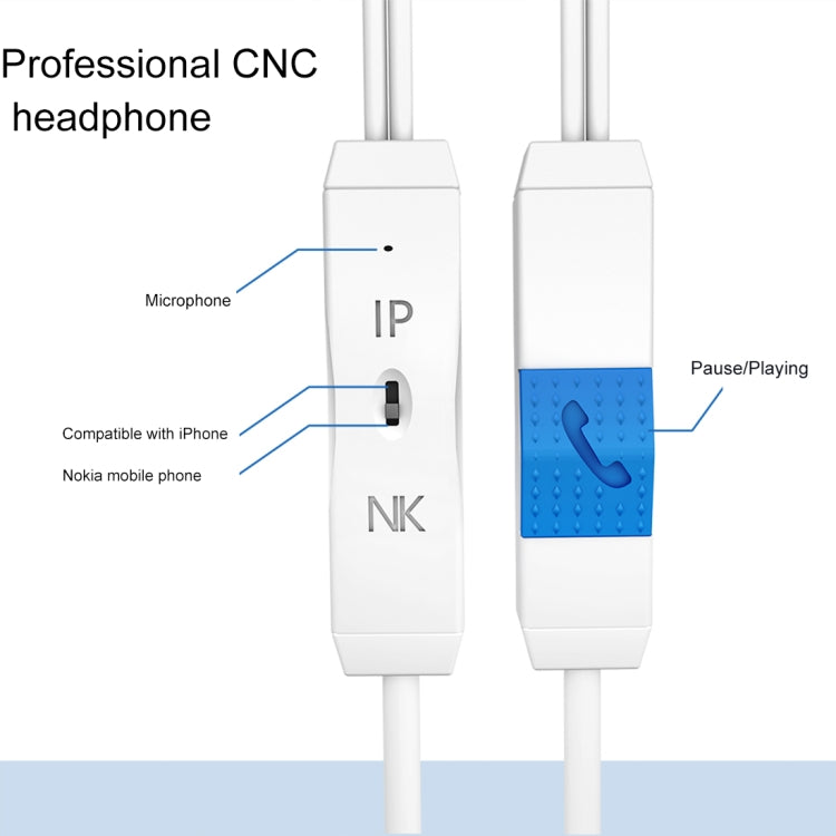 900 EarPods with Wired Control and Mic, For iPhone, Samsung, Huawei, Xiaomi, HTC and Other Smartphones