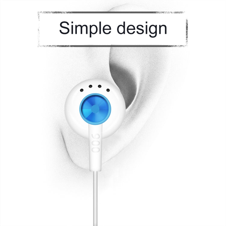 900 EarPods with Wired Control and Mic, For iPhone, Samsung, Huawei, Xiaomi, HTC and Other Smartphones