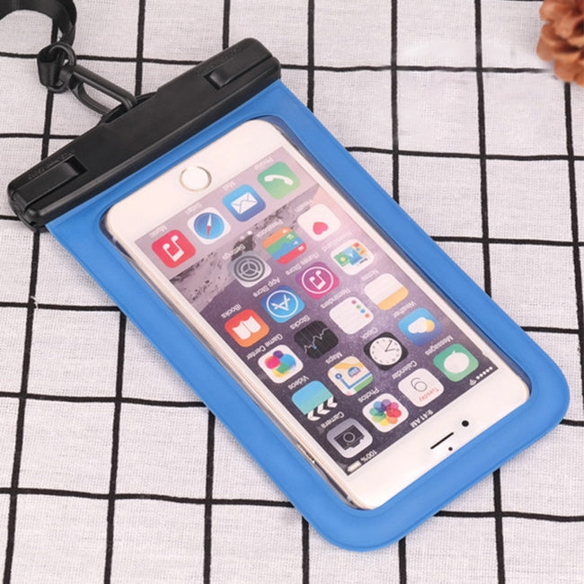 PVC Transparent Universal IPX8 Waterproof Bag with Lanyard for Smart Phones below 6.3 inch