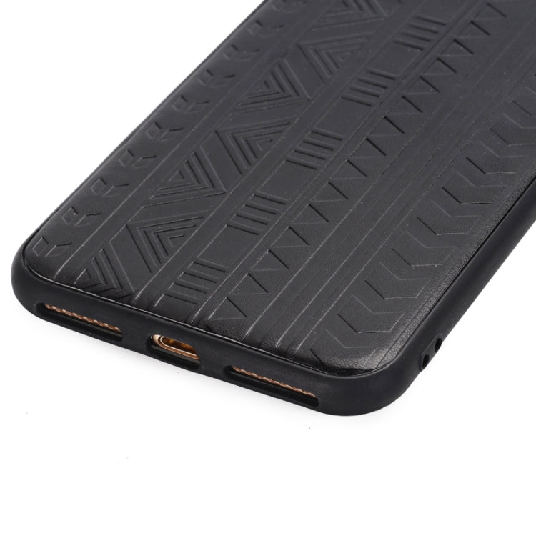 For iPhone 8 Plus & 7 Plus Tyre Track Pattern Protective Back Cover Case
