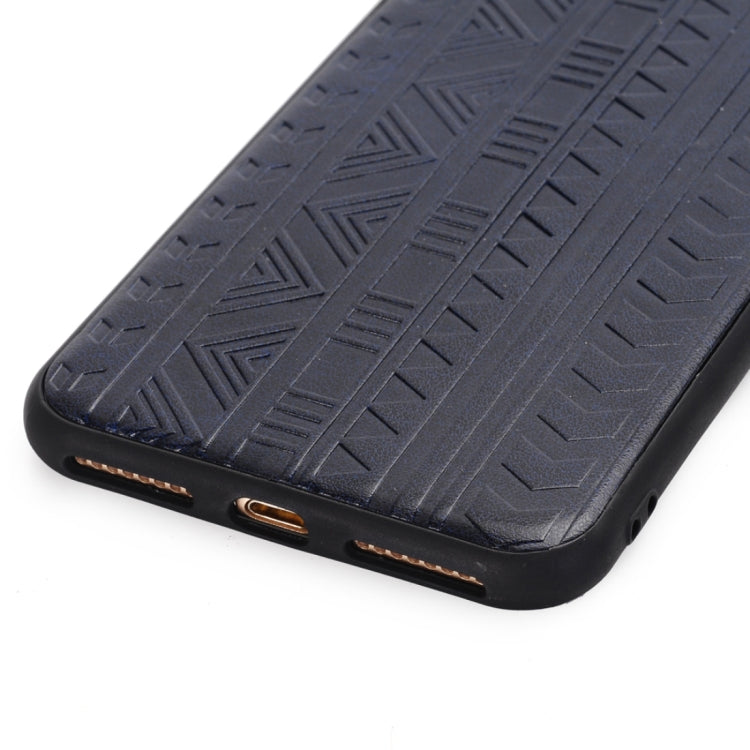 For iPhone 8 Plus & 7 Plus Tyre Track Pattern Protective Back Cover Case