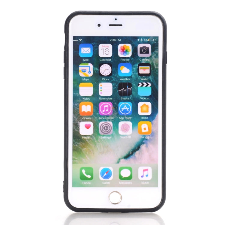 For iPhone 8 Plus & 7 Plus Tyre Track Pattern Protective Back Cover Case