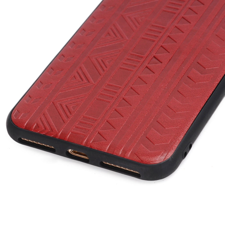 For iPhone 8 Plus & 7 Plus Tyre Track Pattern Protective Back Cover Case