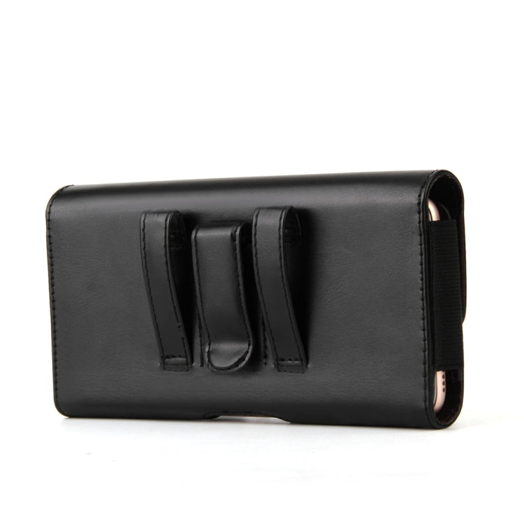 5.5-5.7 inch A1 Universal PU Tabby Texture Cross Section Plug-in Card Waist Bag, For iPhone, Samsung, Sony, Huawei, Meizu, Lenovo, ASUS, Oneplus, Xiaomi, Cubot, Ulefone, Letv, DOOGEE, Vkworld, and other