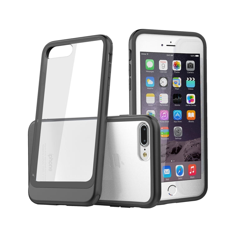 For iPhone 8 Plus & 7 Plus Shockproof TPU + PC Protective Back Case