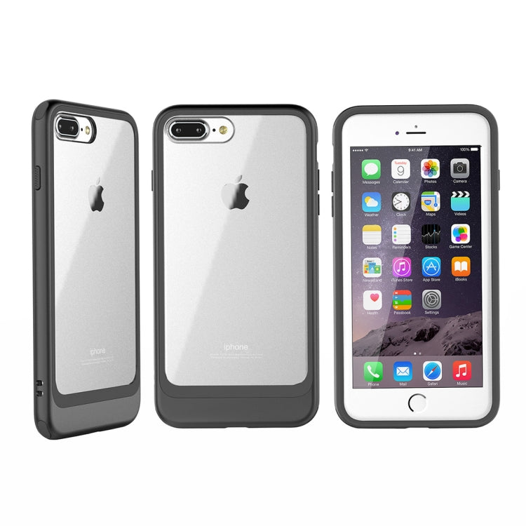 For iPhone 8 Plus & 7 Plus Shockproof TPU + PC Protective Back Case