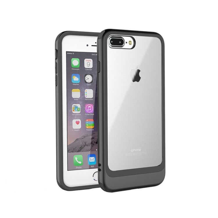 For iPhone 8 Plus & 7 Plus Shockproof TPU + PC Protective Back Case
