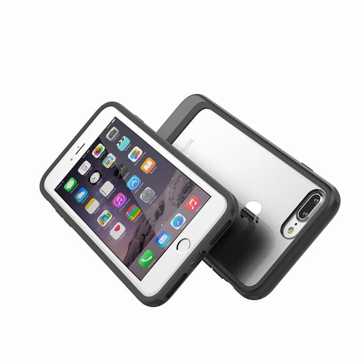 For iPhone 8 Plus & 7 Plus Shockproof TPU + PC Protective Back Case