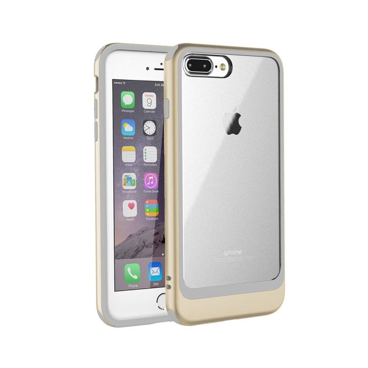 For iPhone 8 Plus & 7 Plus Shockproof TPU + PC Protective Back Case