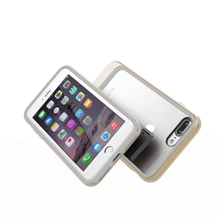 For iPhone 8 Plus & 7 Plus Shockproof TPU + PC Protective Back Case