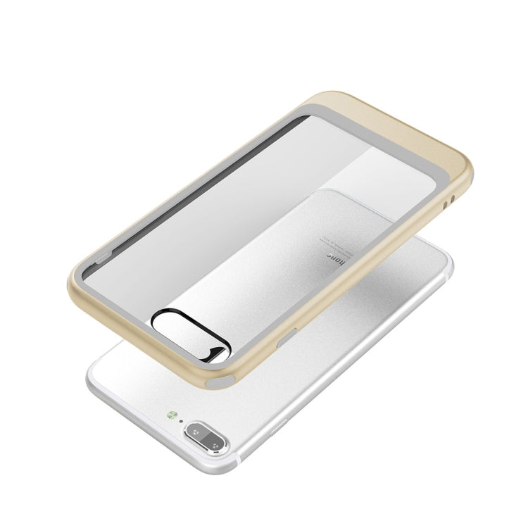 For iPhone 8 Plus & 7 Plus Shockproof TPU + PC Protective Back Case
