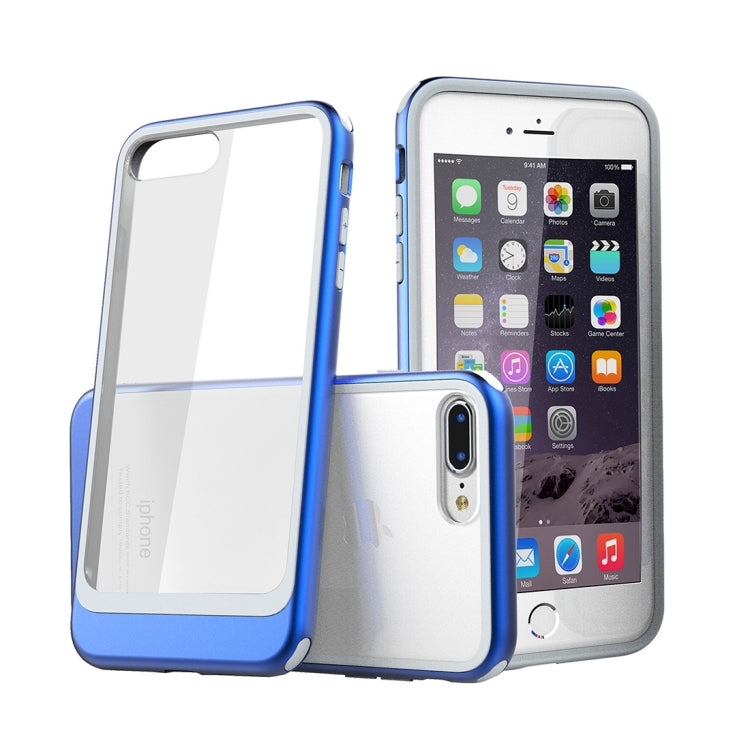 For iPhone 8 Plus & 7 Plus Shockproof TPU + PC Protective Back Case