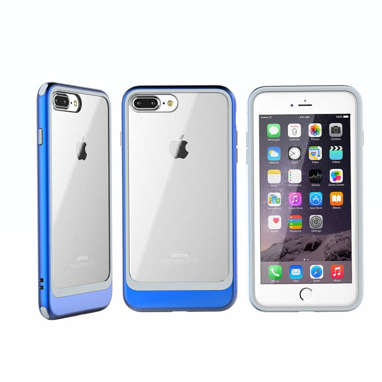 For iPhone 8 Plus & 7 Plus Shockproof TPU + PC Protective Back Case
