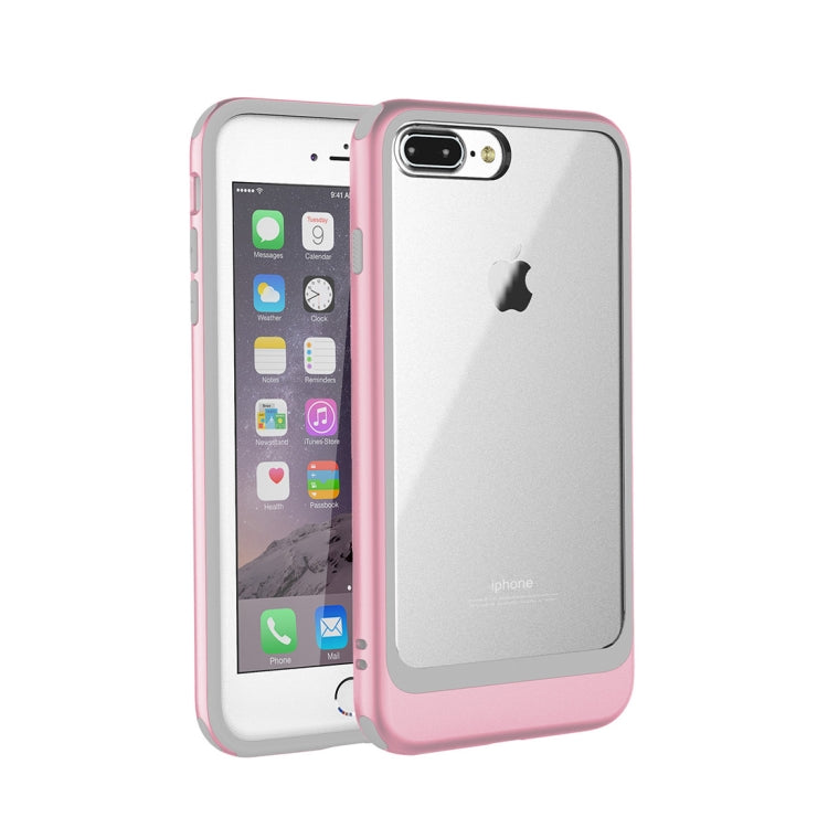 For iPhone 8 Plus & 7 Plus Shockproof TPU + PC Protective Back Case