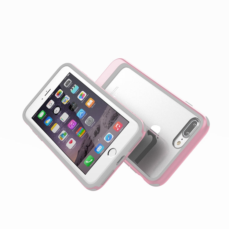 For iPhone 8 Plus & 7 Plus Shockproof TPU + PC Protective Back Case