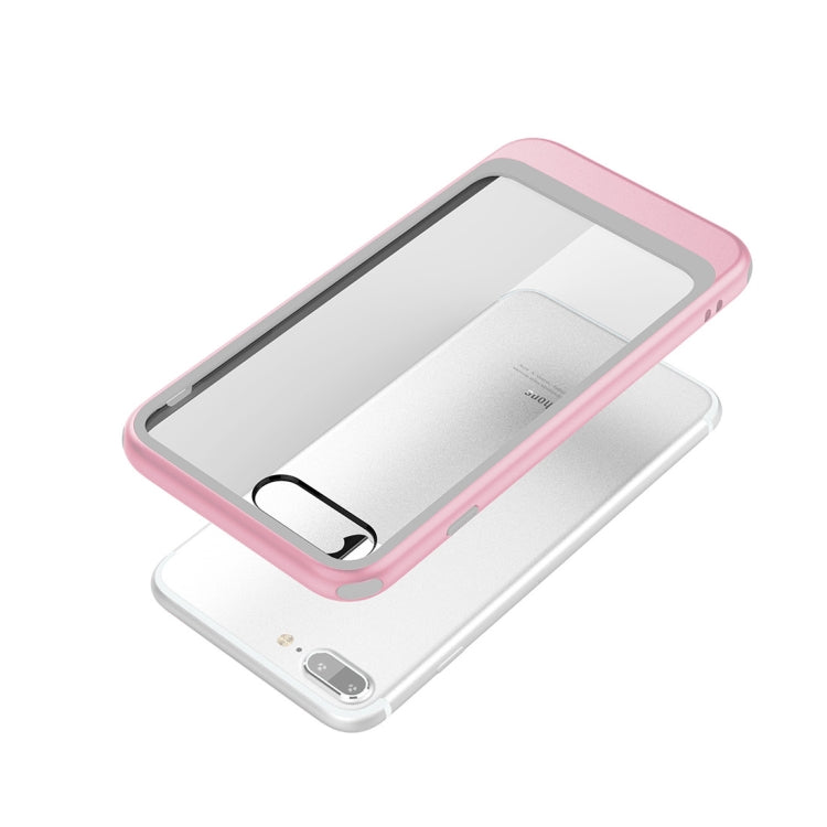 For iPhone 8 Plus & 7 Plus Shockproof TPU + PC Protective Back Case