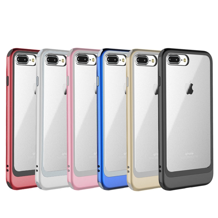 For iPhone 8 Plus & 7 Plus Shockproof TPU + PC Protective Back Case