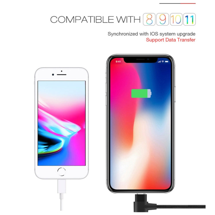 YAOMAISI Q13 2 in 1 Micro USB + 8 Pin L-Head Aluminum Alloy Magnetic Charging Data Cable, For iPhone XR / iPhone XS MAX / iPhone X & XS / iPhone 8 & 8 Plus / iPhone 7 & 7 Plus / iPhone 6 & 6s & 6 Plus & 6s Plus / iPad