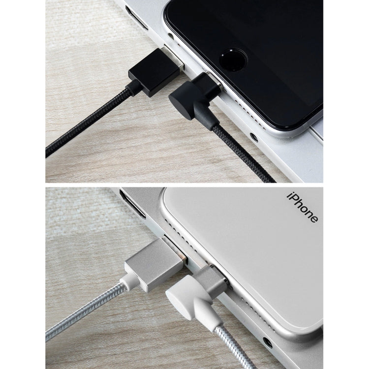 YAOMAISI Q13 2 in 1 Micro USB + 8 Pin L-Head Aluminum Alloy Magnetic Charging Data Cable, For iPhone XR / iPhone XS MAX / iPhone X & XS / iPhone 8 & 8 Plus / iPhone 7 & 7 Plus / iPhone 6 & 6s & 6 Plus & 6s Plus / iPad