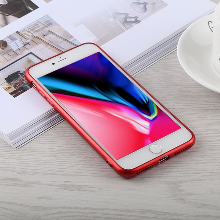 Fashion Diamond Pattern Anti-scratch Gradient Color Glass Case for iPhone 8 Plus & 7 Plus