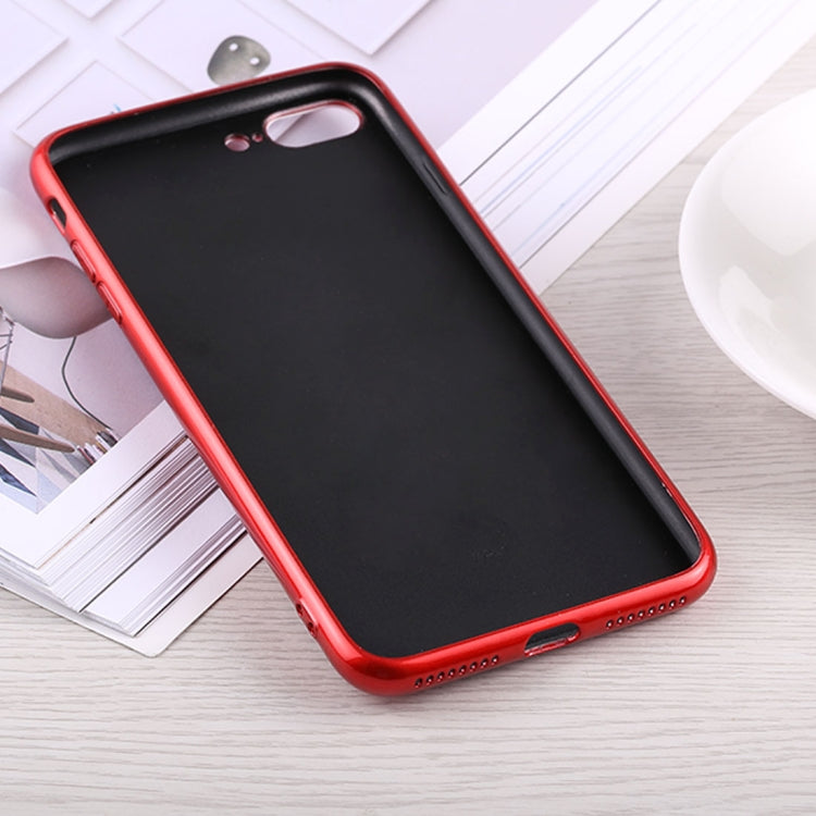 Fashion Diamond Pattern Anti-scratch Gradient Color Glass Case for iPhone 8 Plus & 7 Plus