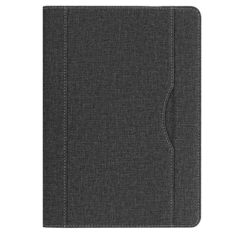 Cloth Pattern PU Case for iPad 9.7 inch (2018) & (2017) & (2016) & iPad Air 2 & iPad Air, with Card Slot & Pen Groove