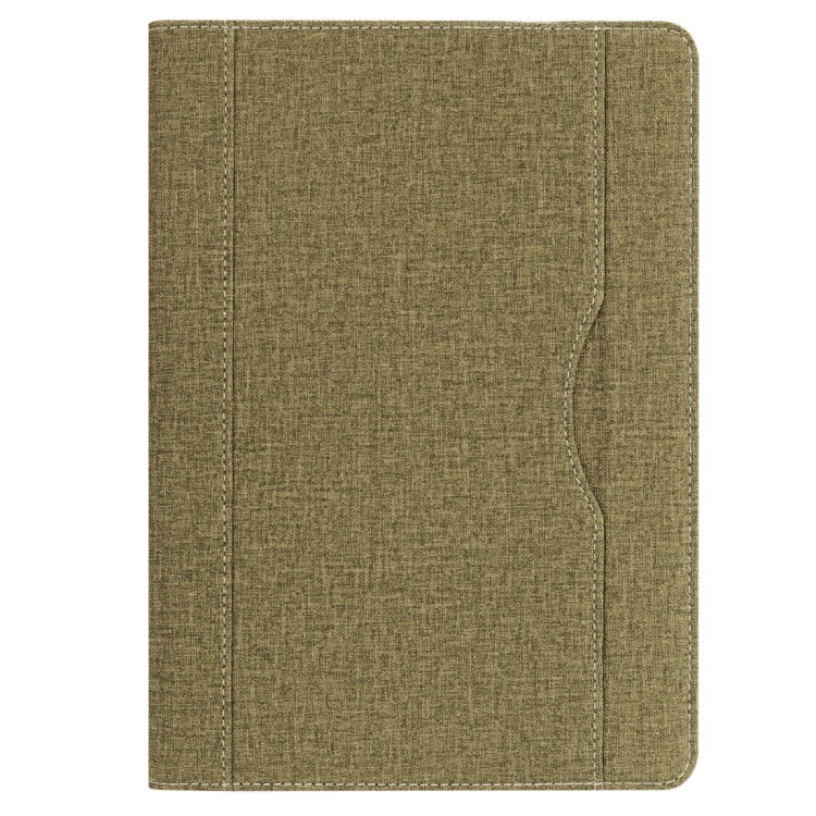 Cloth Pattern PU Case for iPad 9.7 inch (2018) & (2017) & (2016) & iPad Air 2 & iPad Air, with Card Slot & Pen Groove