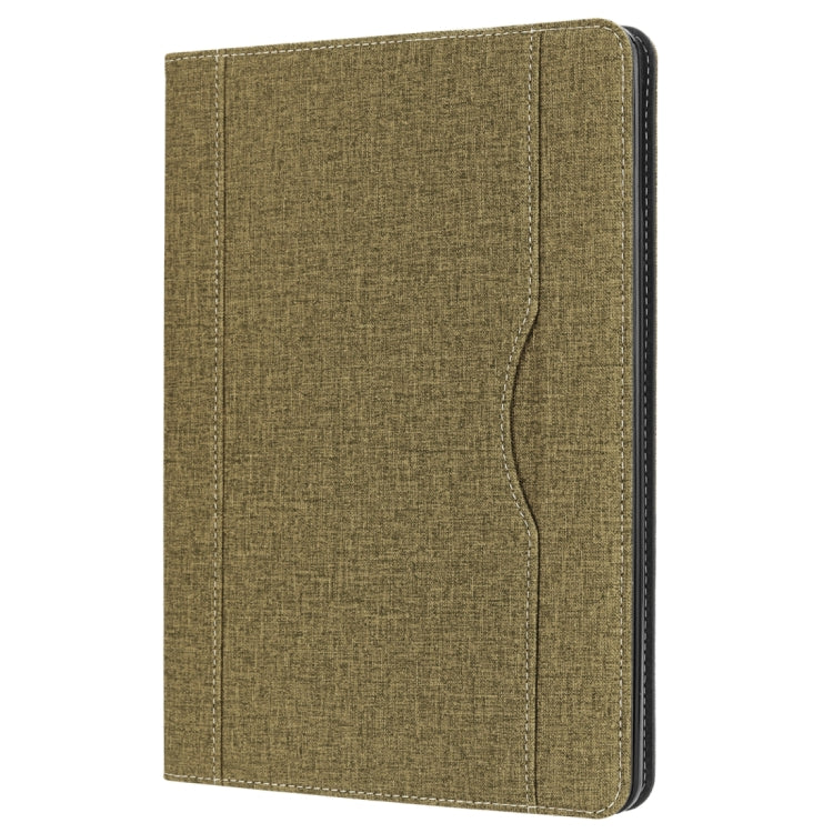 Cloth Pattern PU Case for iPad 9.7 inch (2018) & (2017) & (2016) & iPad Air 2 & iPad Air, with Card Slot & Pen Groove