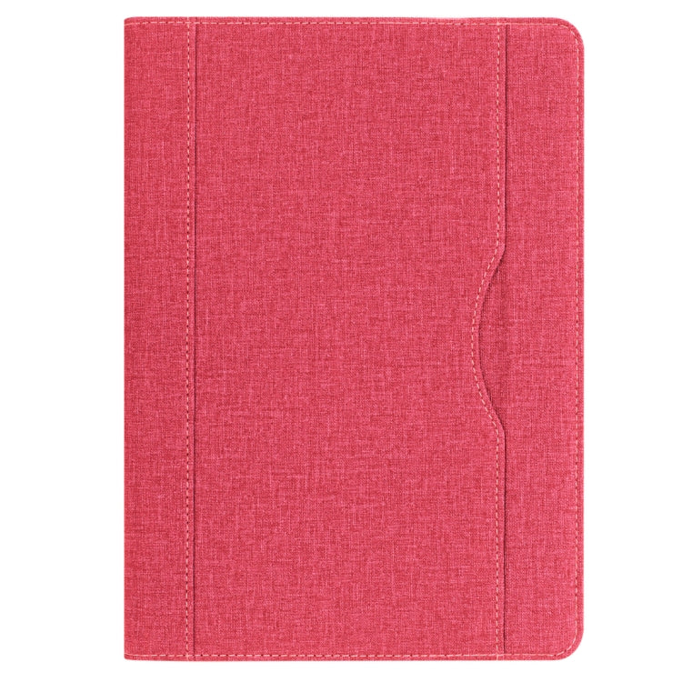 Cloth Pattern PU Case for iPad 9.7 inch (2018) & (2017) & (2016) & iPad Air 2 & iPad Air, with Card Slot & Pen Groove