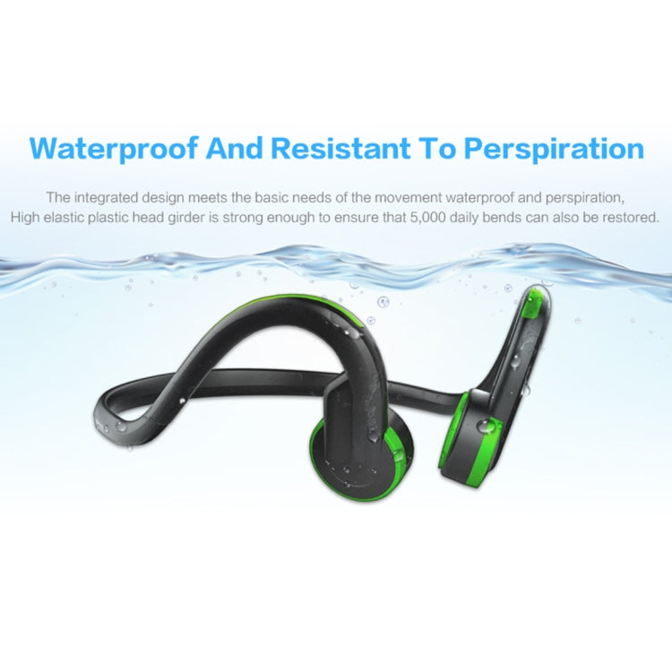 ZH01 Wire Control Bone Conduction 3.5mm Over the Ear Headphone Headset with Mic, For iPhone, Samsung, HTC, Sony and other Smartphones(Red)