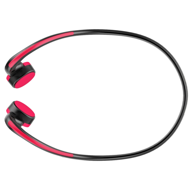 ZH01 Wire Control Bone Conduction 3.5mm Over the Ear Headphone Headset with Mic, For iPhone, Samsung, HTC, Sony and other Smartphones(Red)