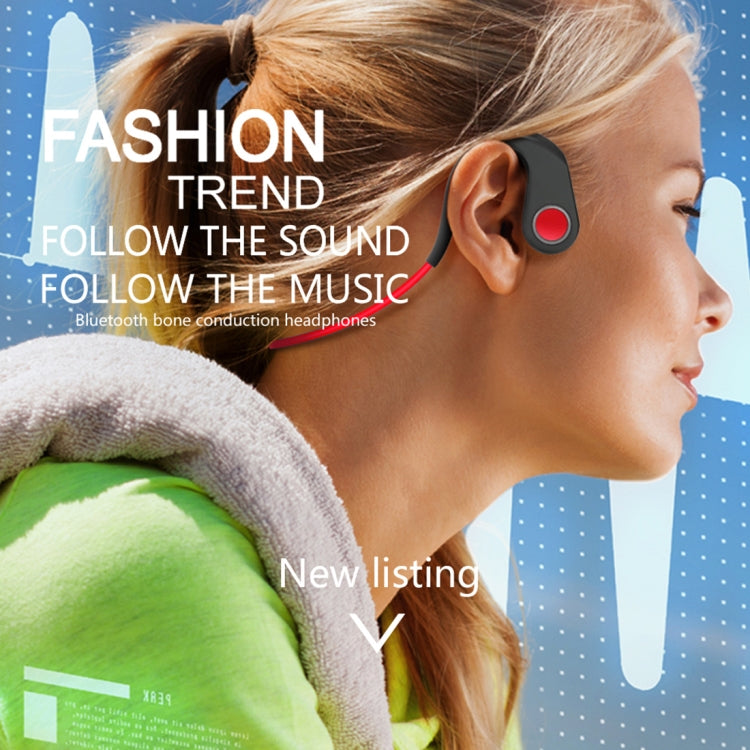 BT-DK Bone Conduction Bluetooth V4.1+EDR Sports Over the Ear Headphone Headset with Mic, Support NFC, For iPhone, Samsung, Huawei, Xiaomi, HTC and Other Smart Phones or Other Bluetooth Audio Devices