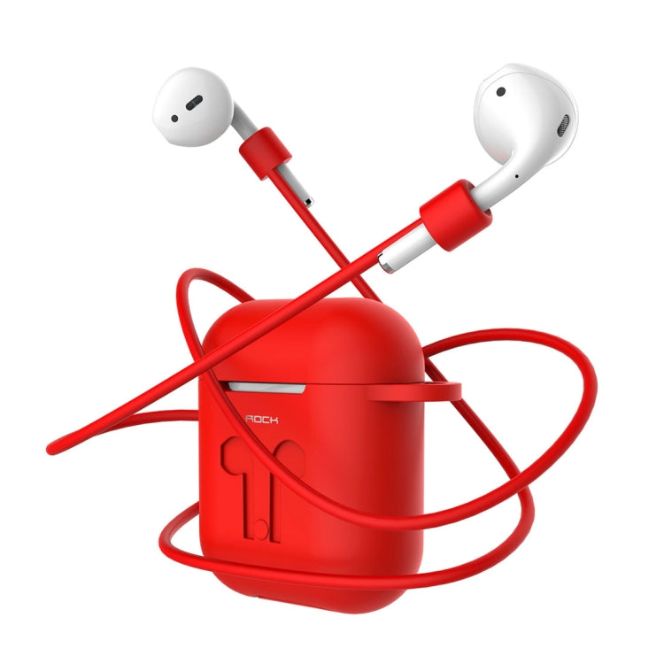 ROCK Wireless Bluetooth Earphone Anti-lost Storage Bag for Apple AirPods, with Cable (Earphone is not Included)